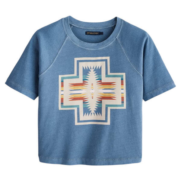 Deschutes Harding Embroidered Tee - Blue