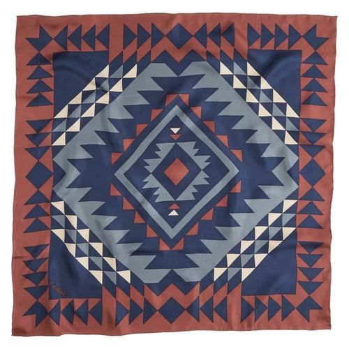 Smith Rock Navy Silk Wild Rag